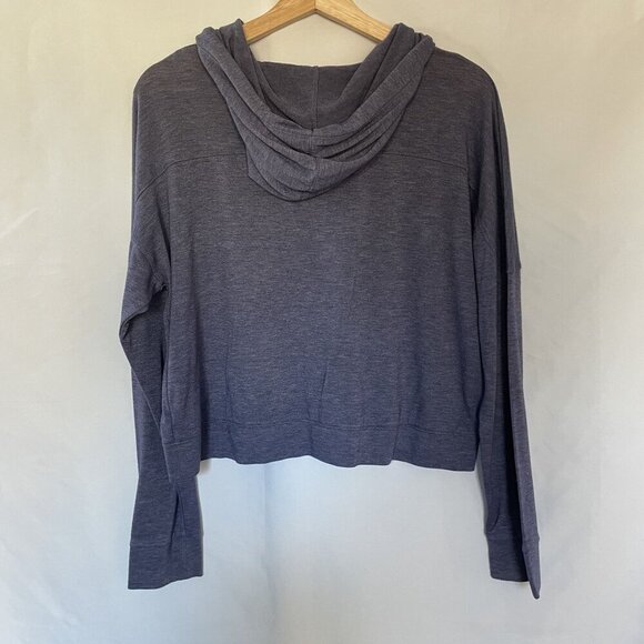 Mossimo Supply Co. indigo lightweight hooded sweater hoodie women's size M - Picture 8 of 8